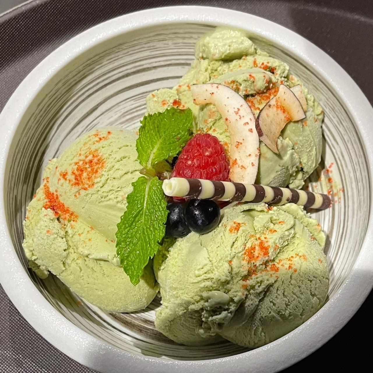 Helado de macha