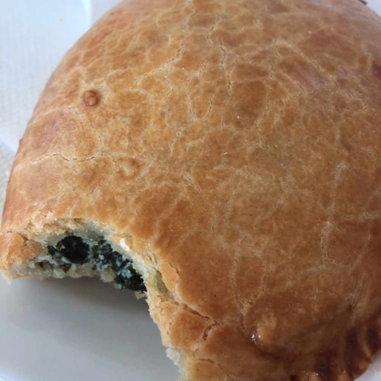 Empanada de espinaca con queso feta 