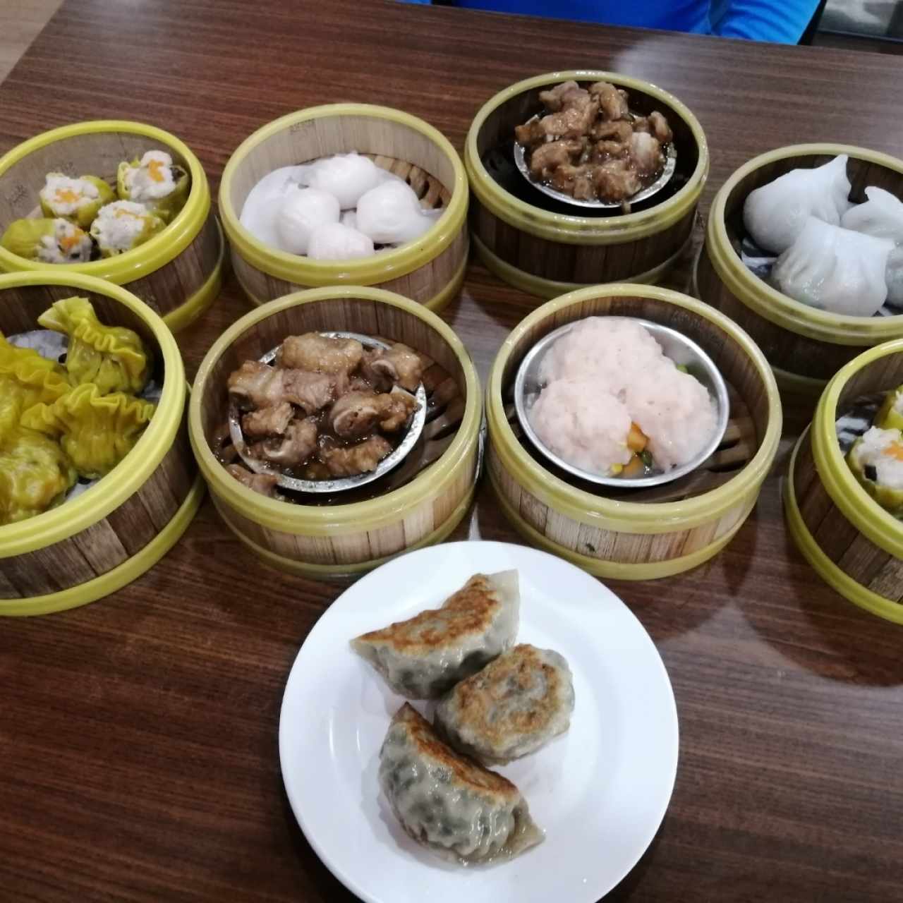 Siu Mai, ha kao, empanada China, costillitas