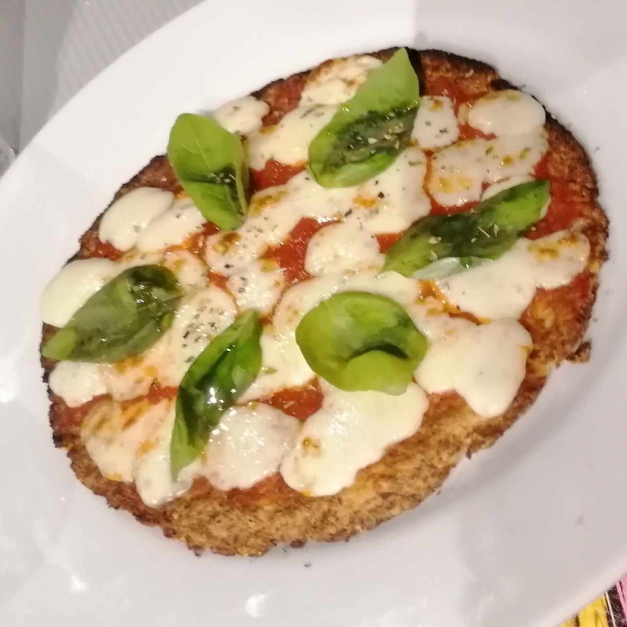 Pizza Margherita de Coliflor 