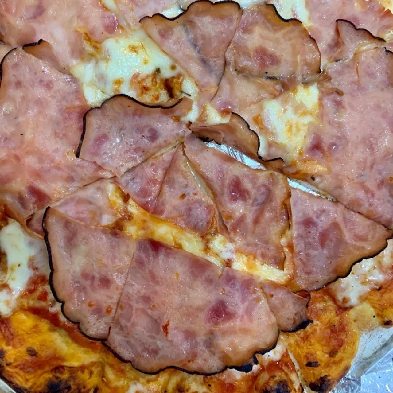 Pizza de jamón 