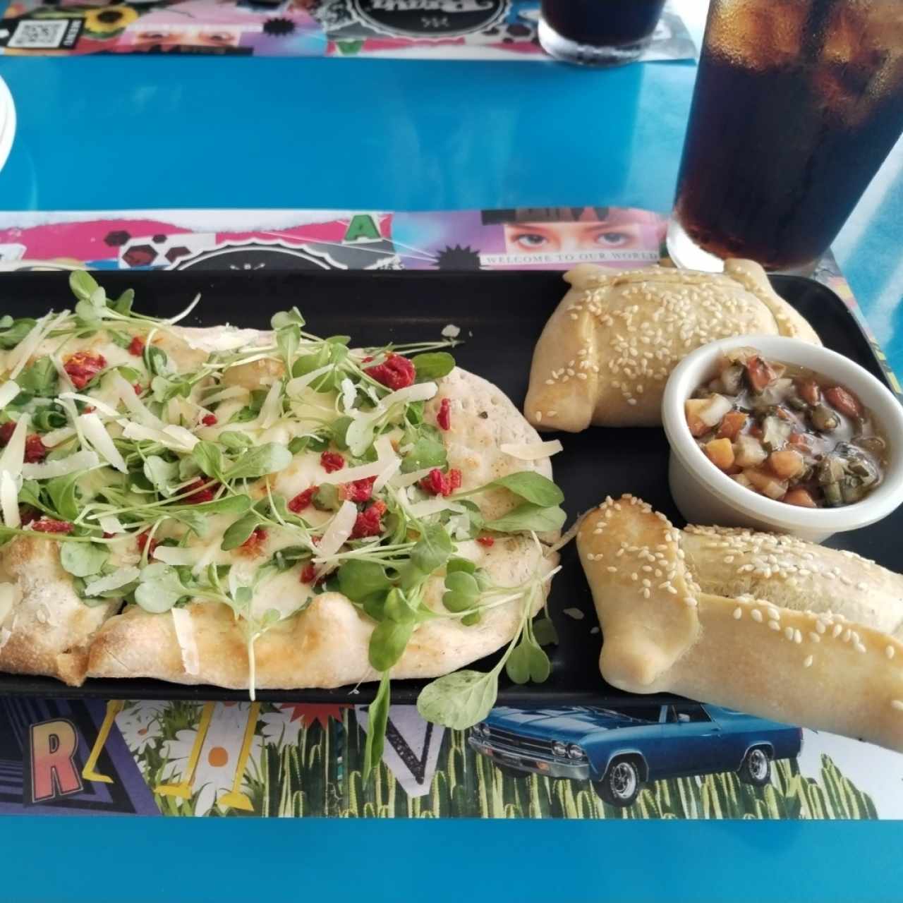 Menú Saludable - Pizza de Arúgula
