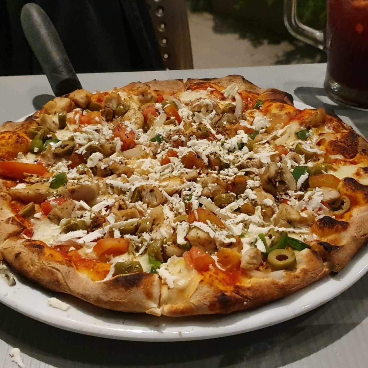 pizza de pollo