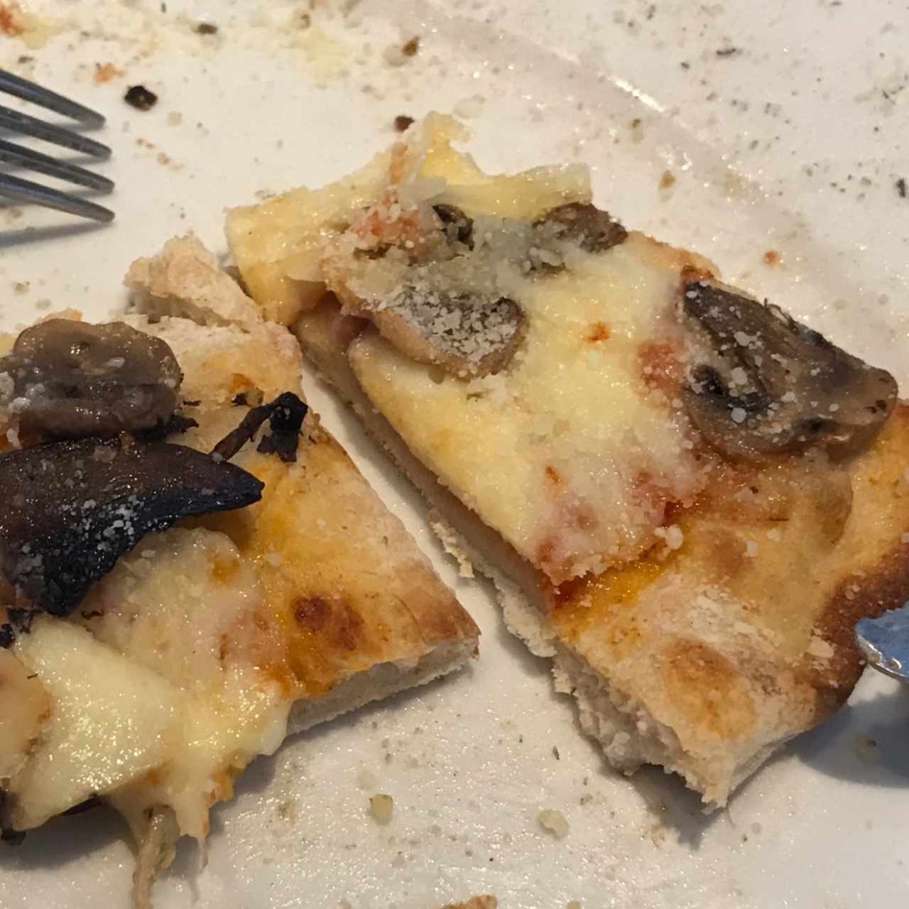 pizza combinación de hongos