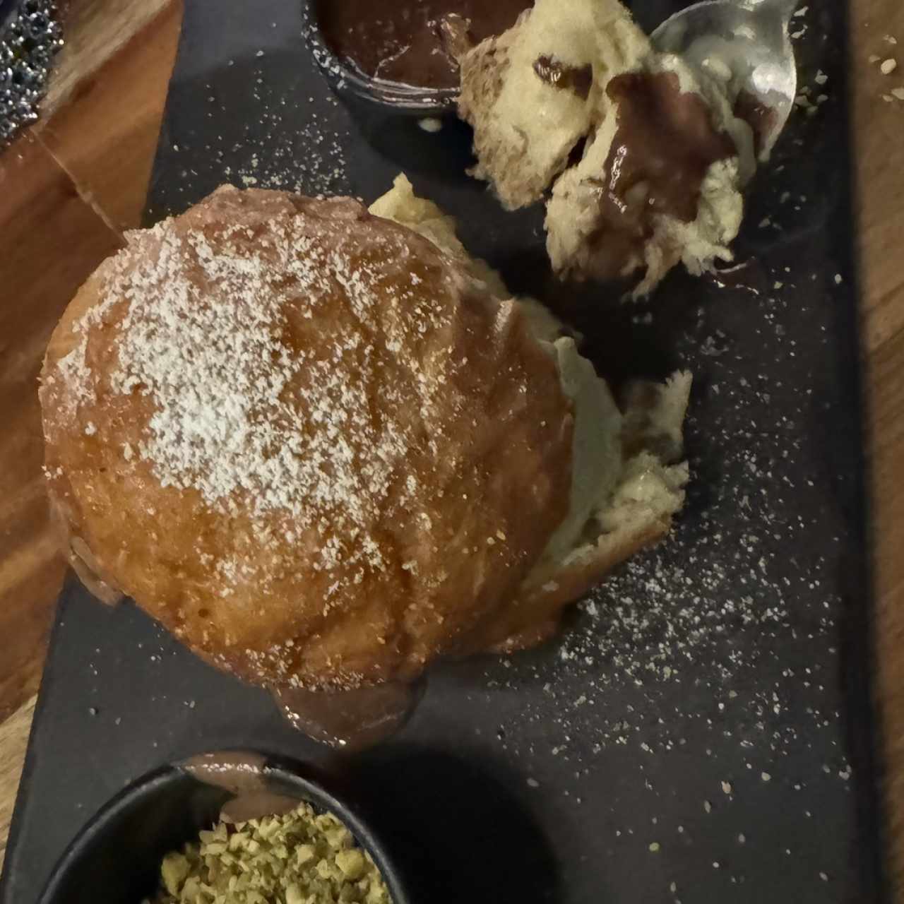 Profiterol de helados 