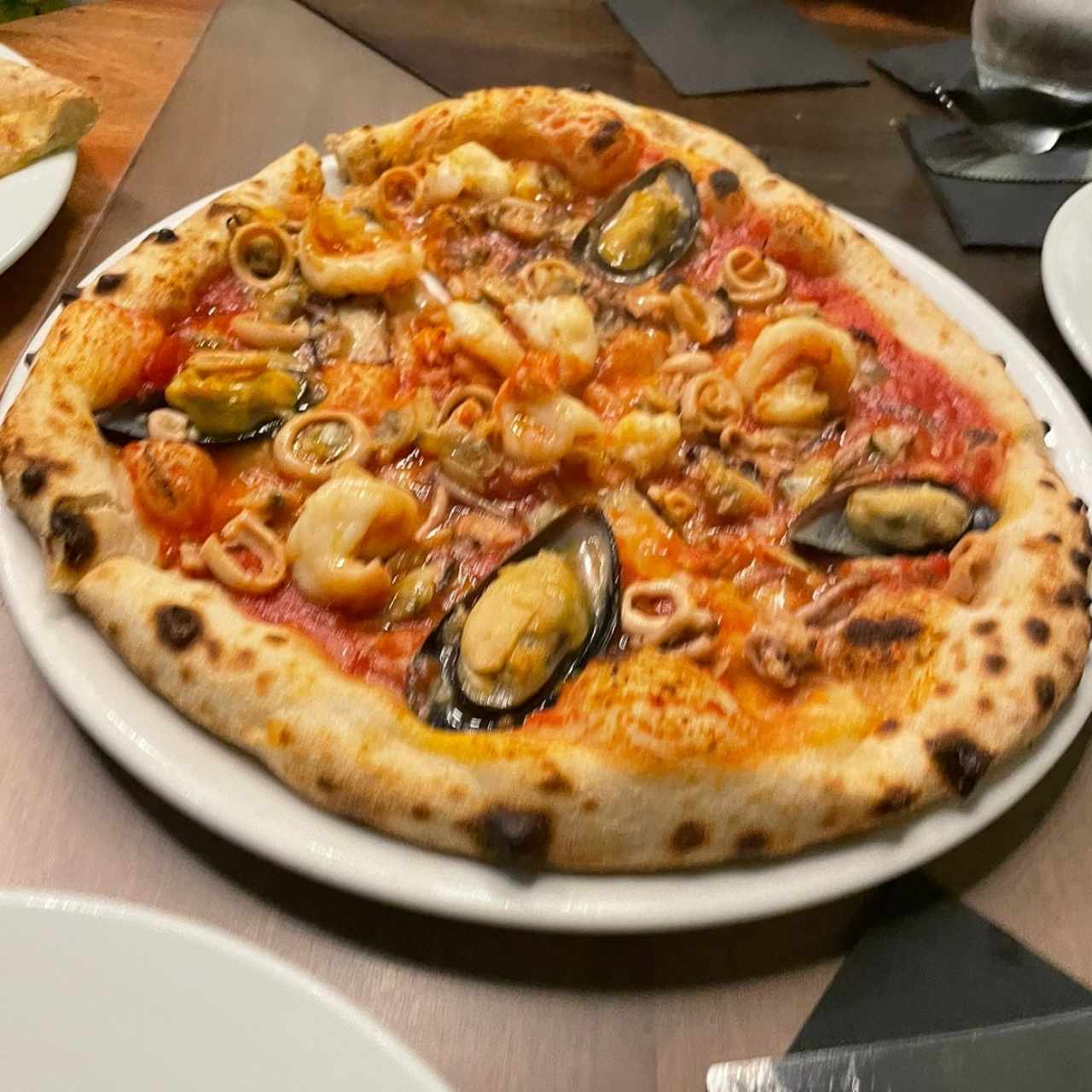 pizza frutos del mar