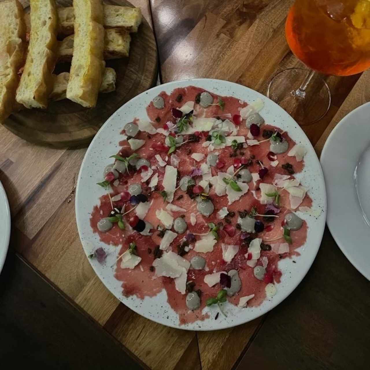 Antipasti - Carpaccio al Tartufo