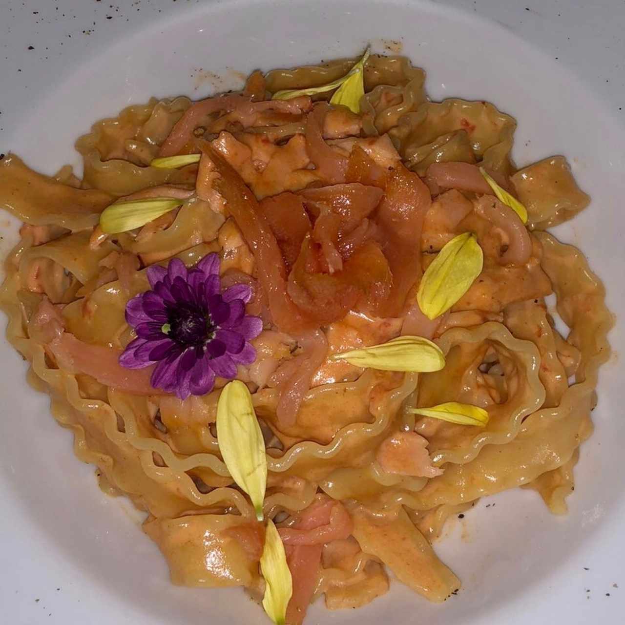 pasta con salmon ahumado 