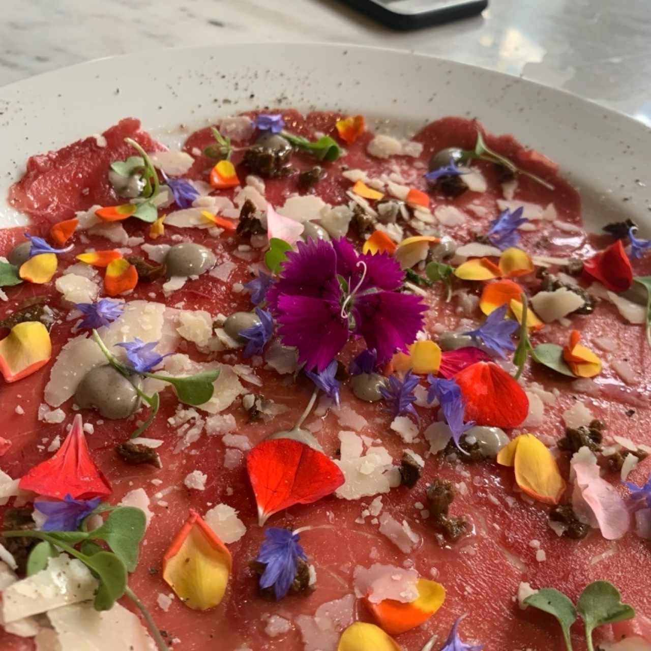 carpaccio de res