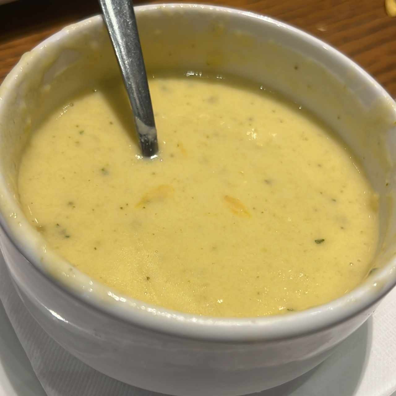 BROCCOLI CHEESE SOUP