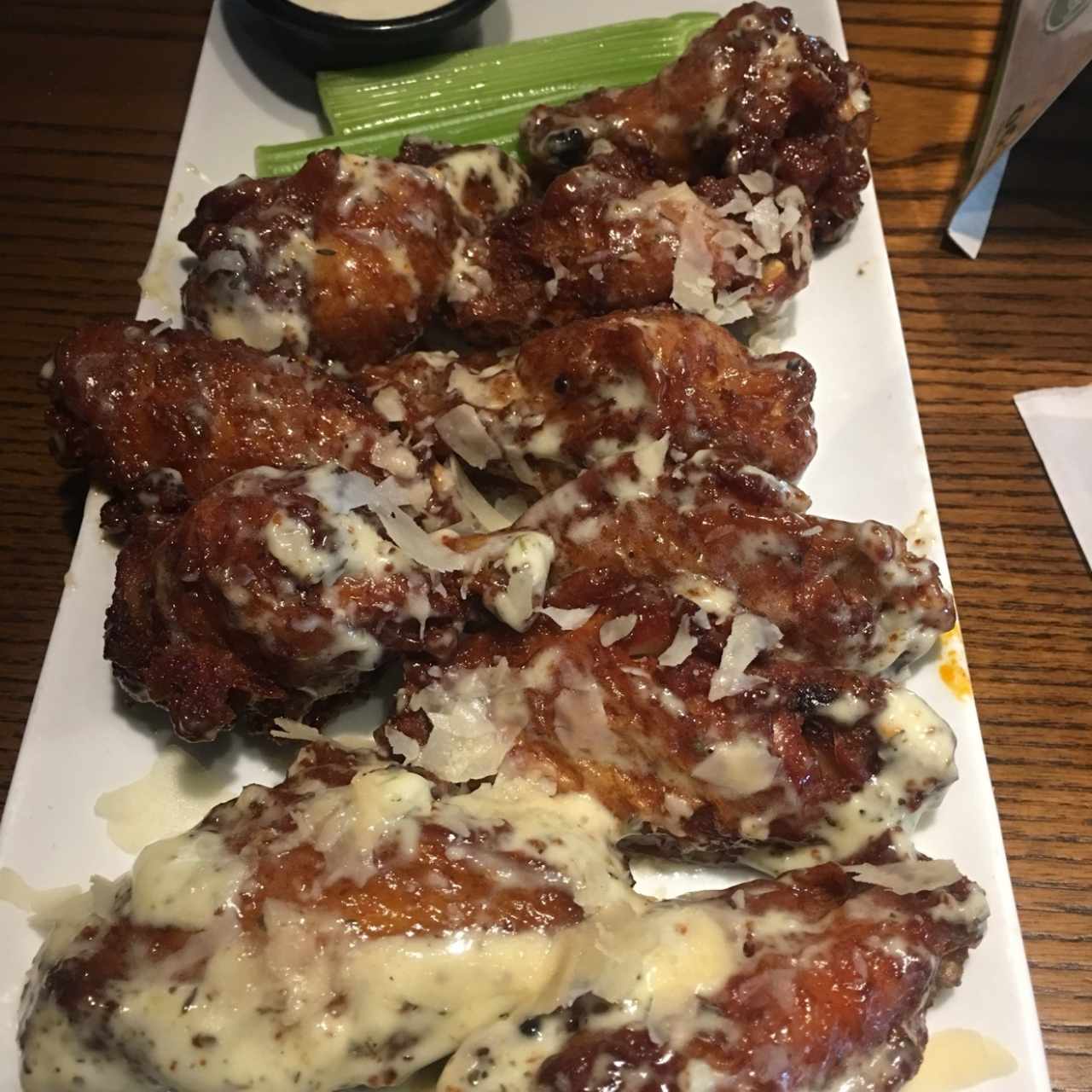 Wings with Parmesan Chesse 