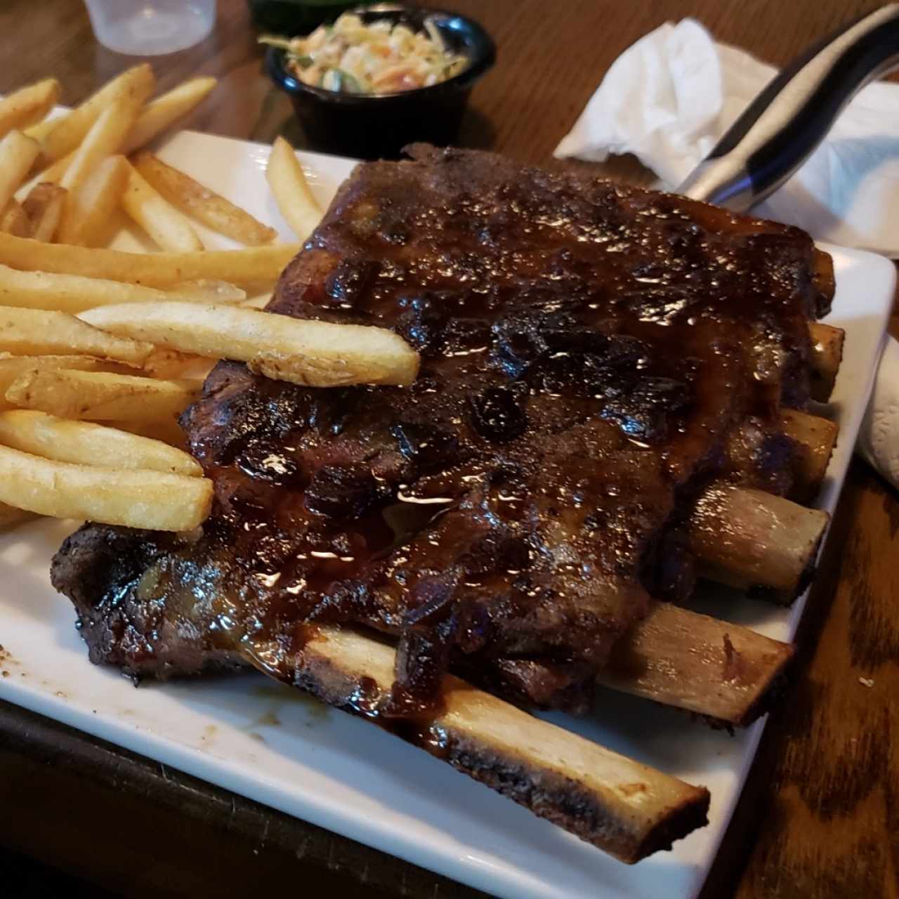 costillas de cerdo con salsa dulce