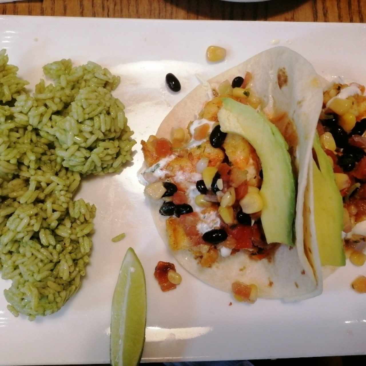 Tacos de camarón 