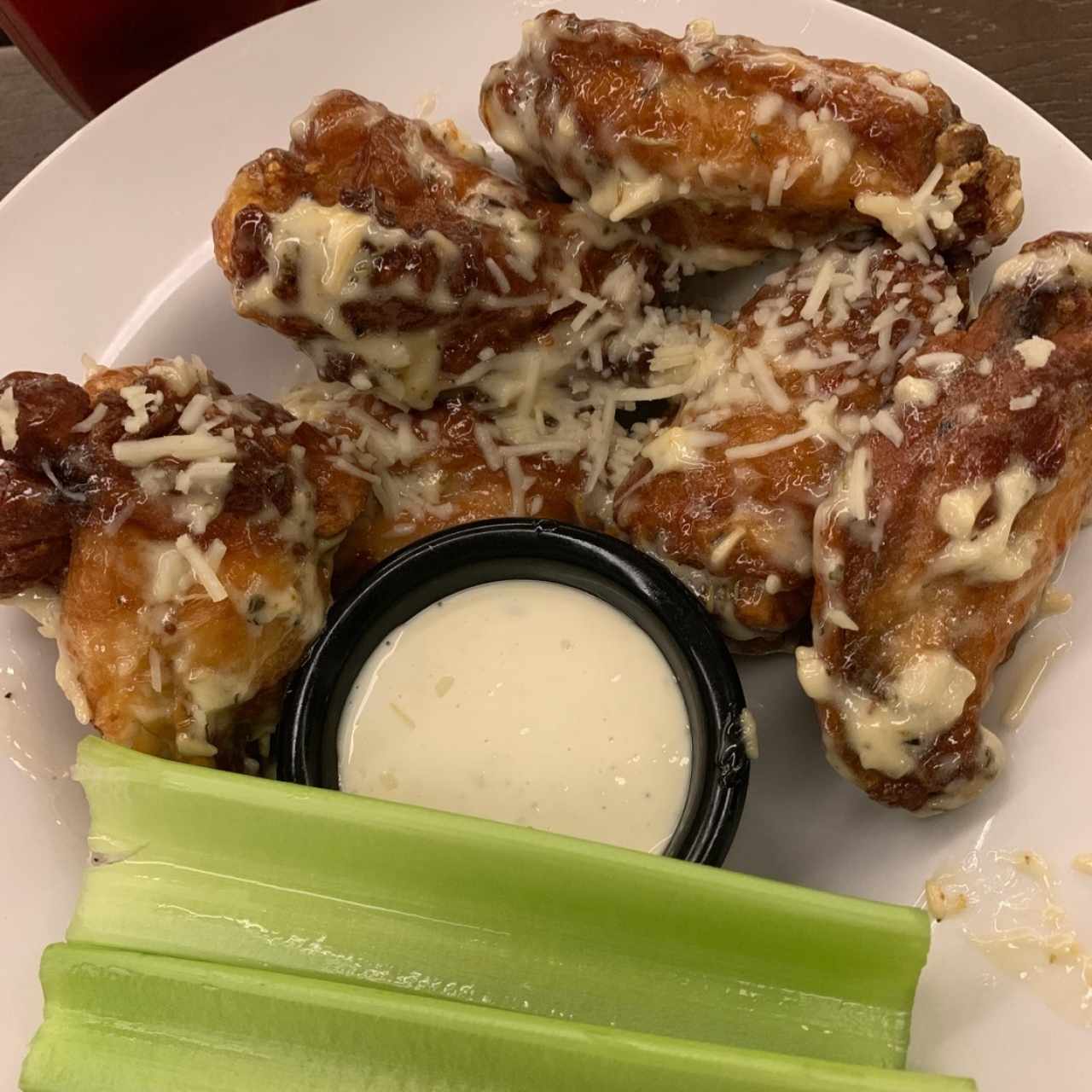 Wings Parmesan Garlic. 😍