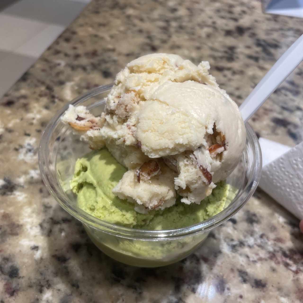 Pistachio y almendra