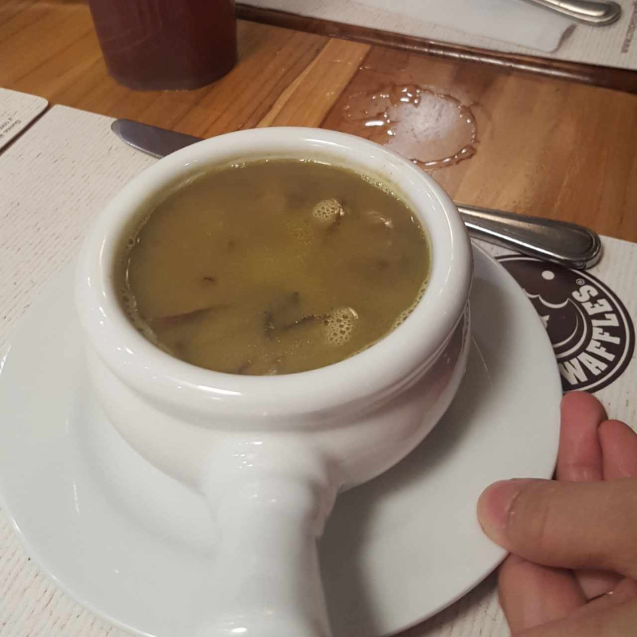 sopa de lentejas