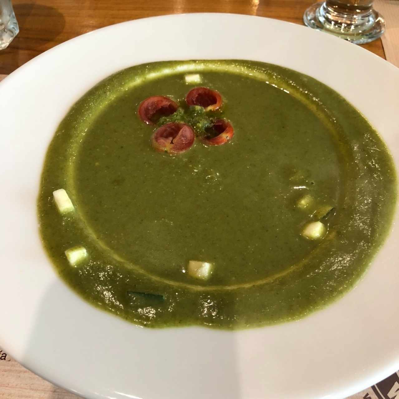 sopa de brócoli