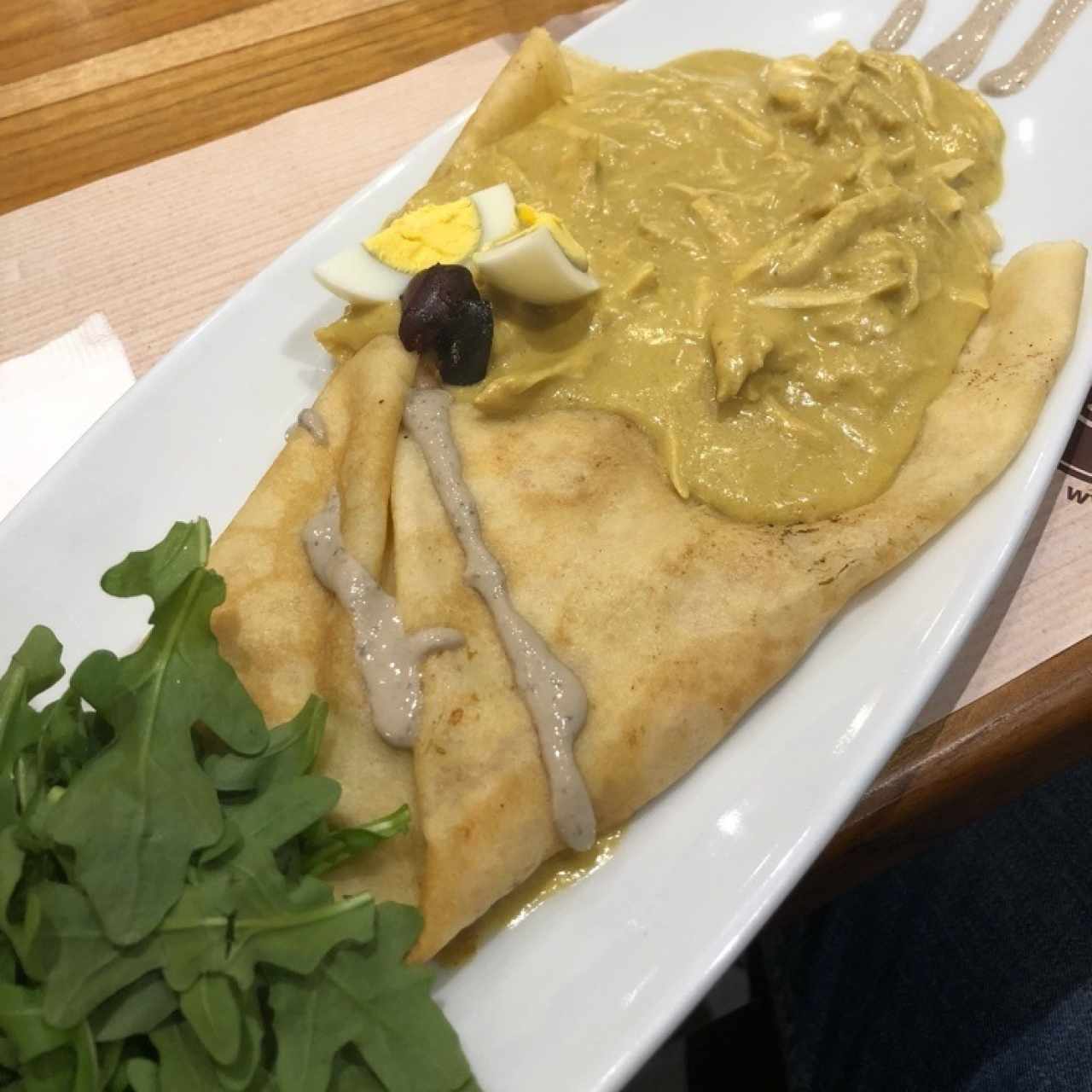 Crepes pollo peruano