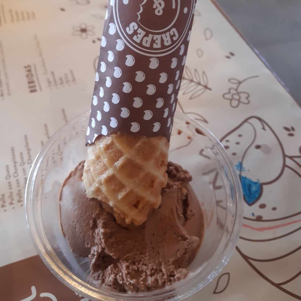 helado de chocolate 