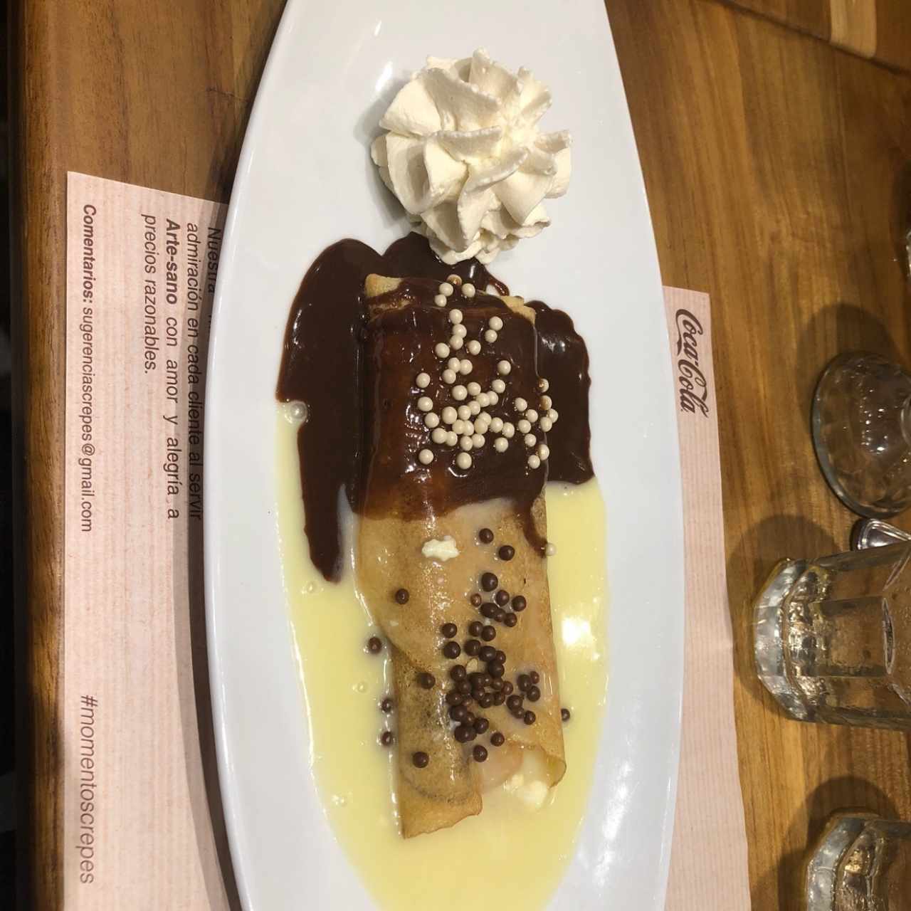 crepe moro de venecia 