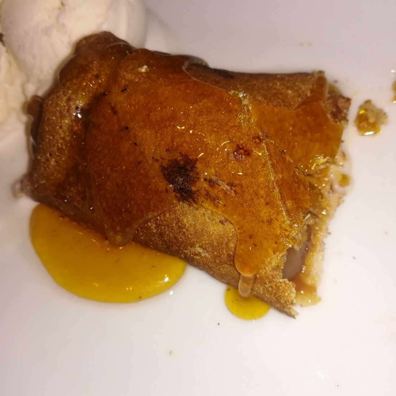 Crep de Dulce de Leche con Caramelo crocante