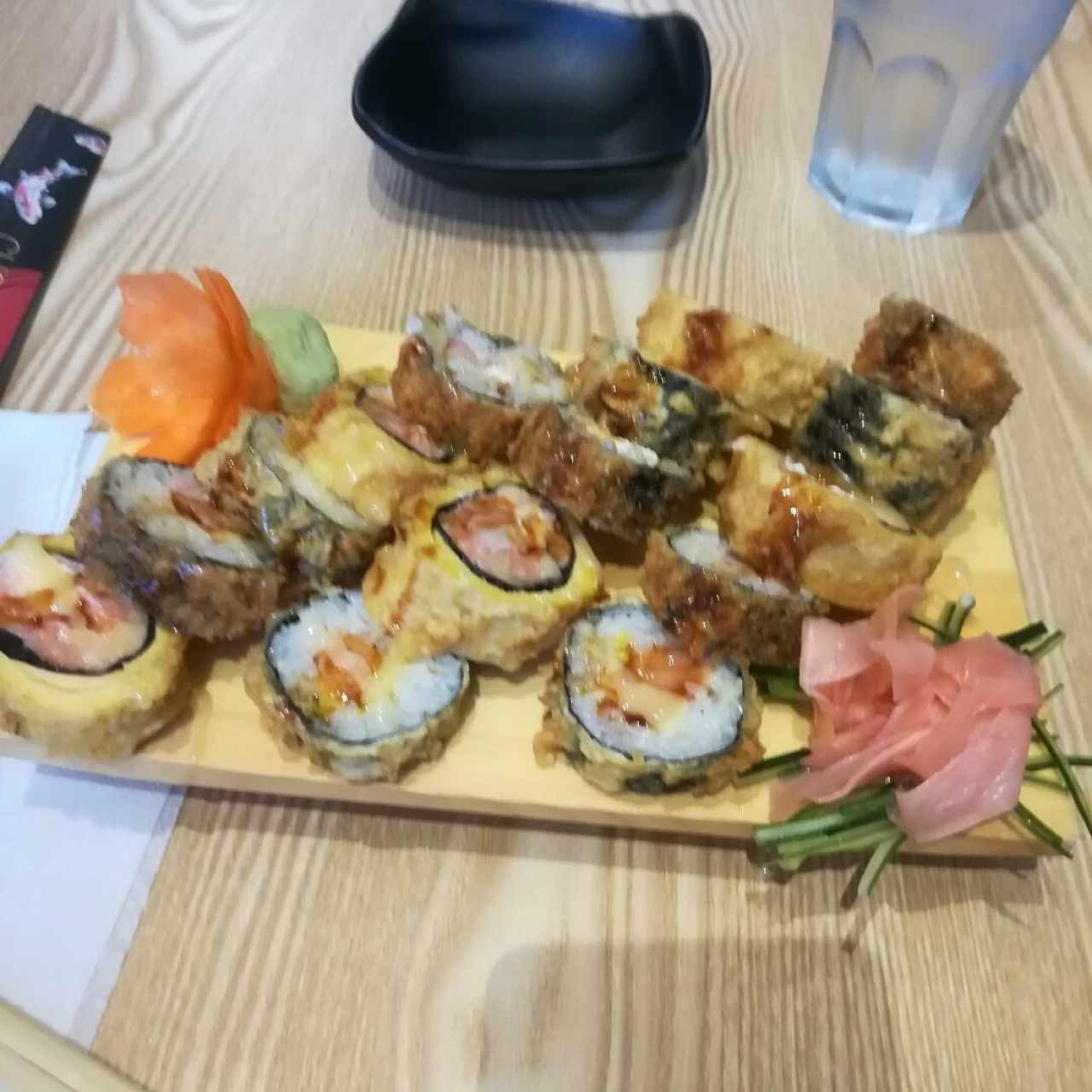 trío de sushis