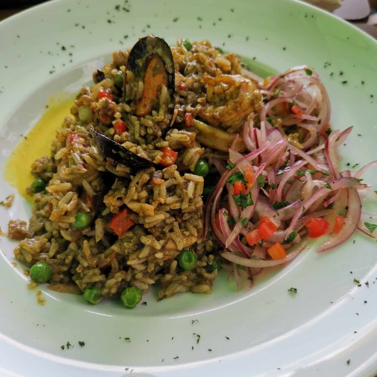 Arroz con Marisco a la Chiclayana