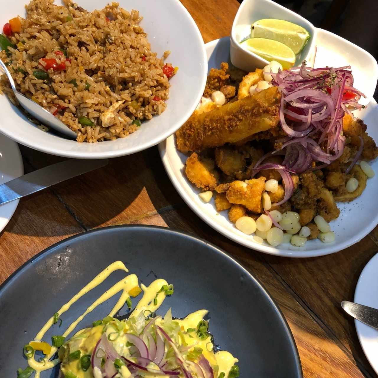 Arroz Chaufa y Parrilla Mixta