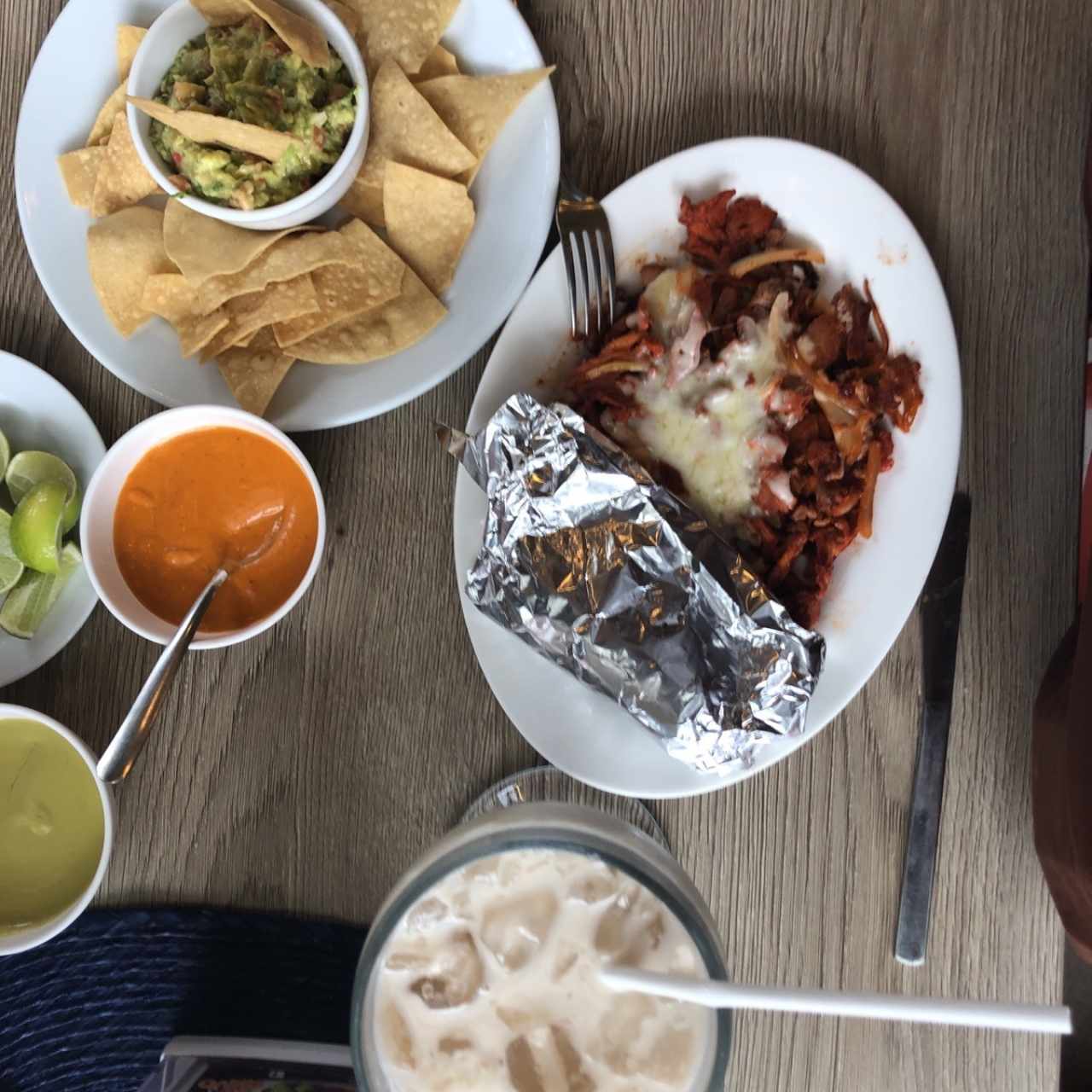 Forrachón, nachos y horchata 👍👍👍