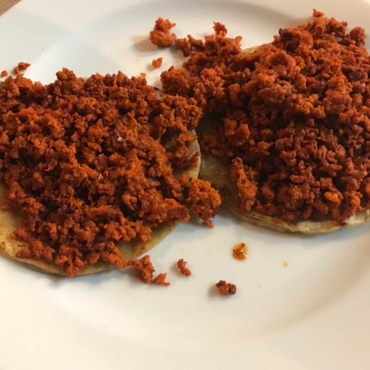 Tacos de Chorizo