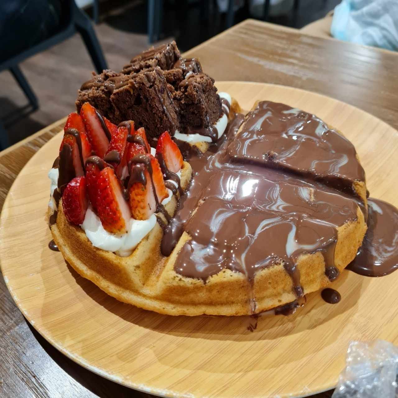 Choco Strawberry Waffle