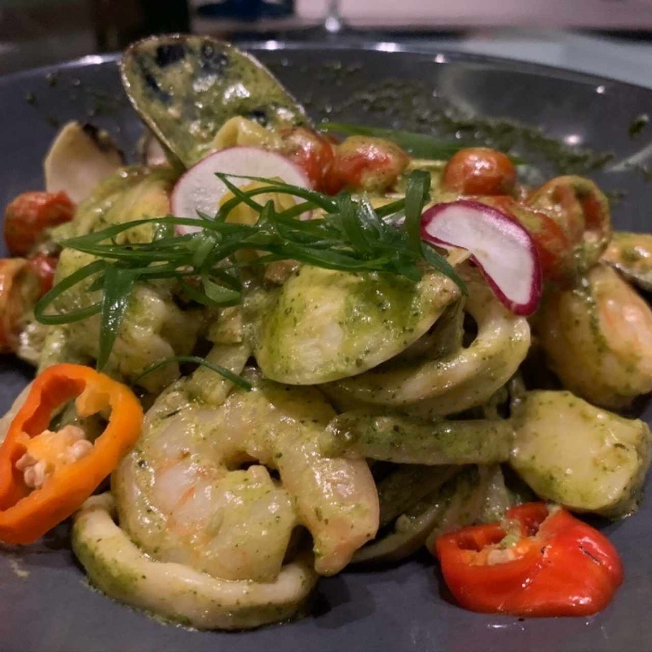 Linguini “Mercado de Mariscos”