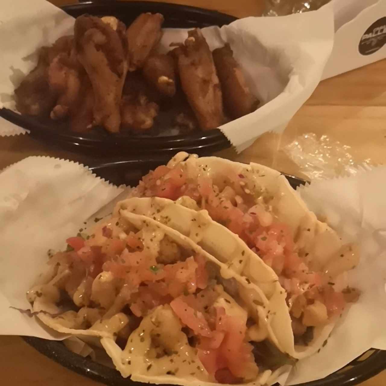 fish tacos + Alitas