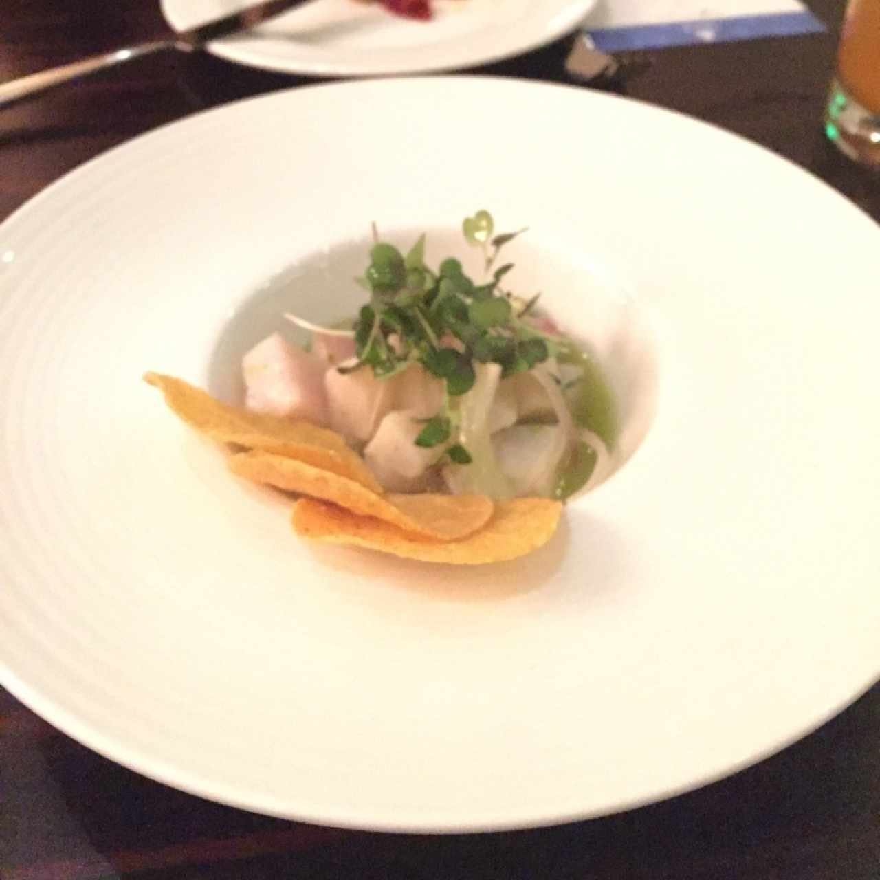 delicioso ceviche de corvina!! perfecto!!