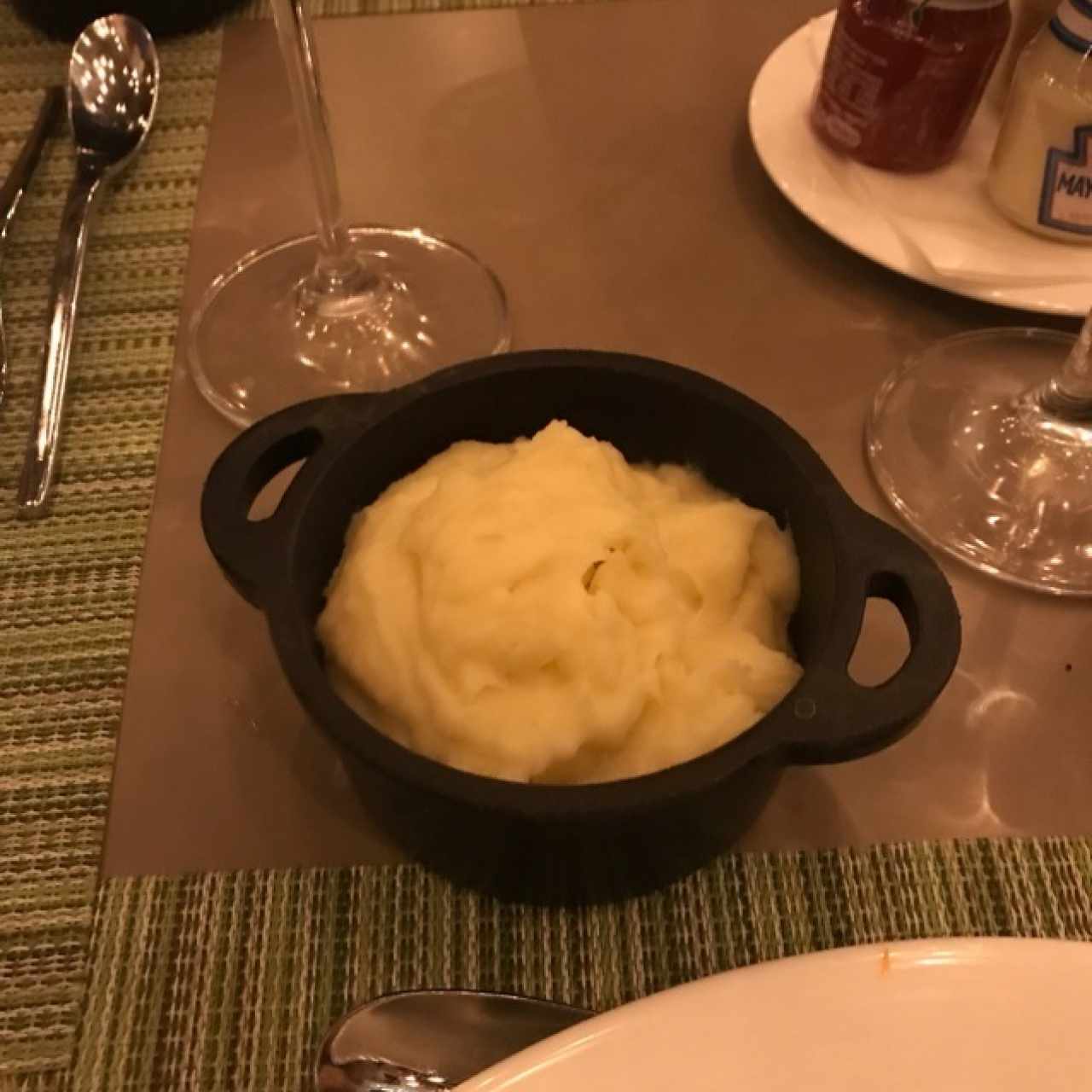 Puré de papa natural Mashed potatoes