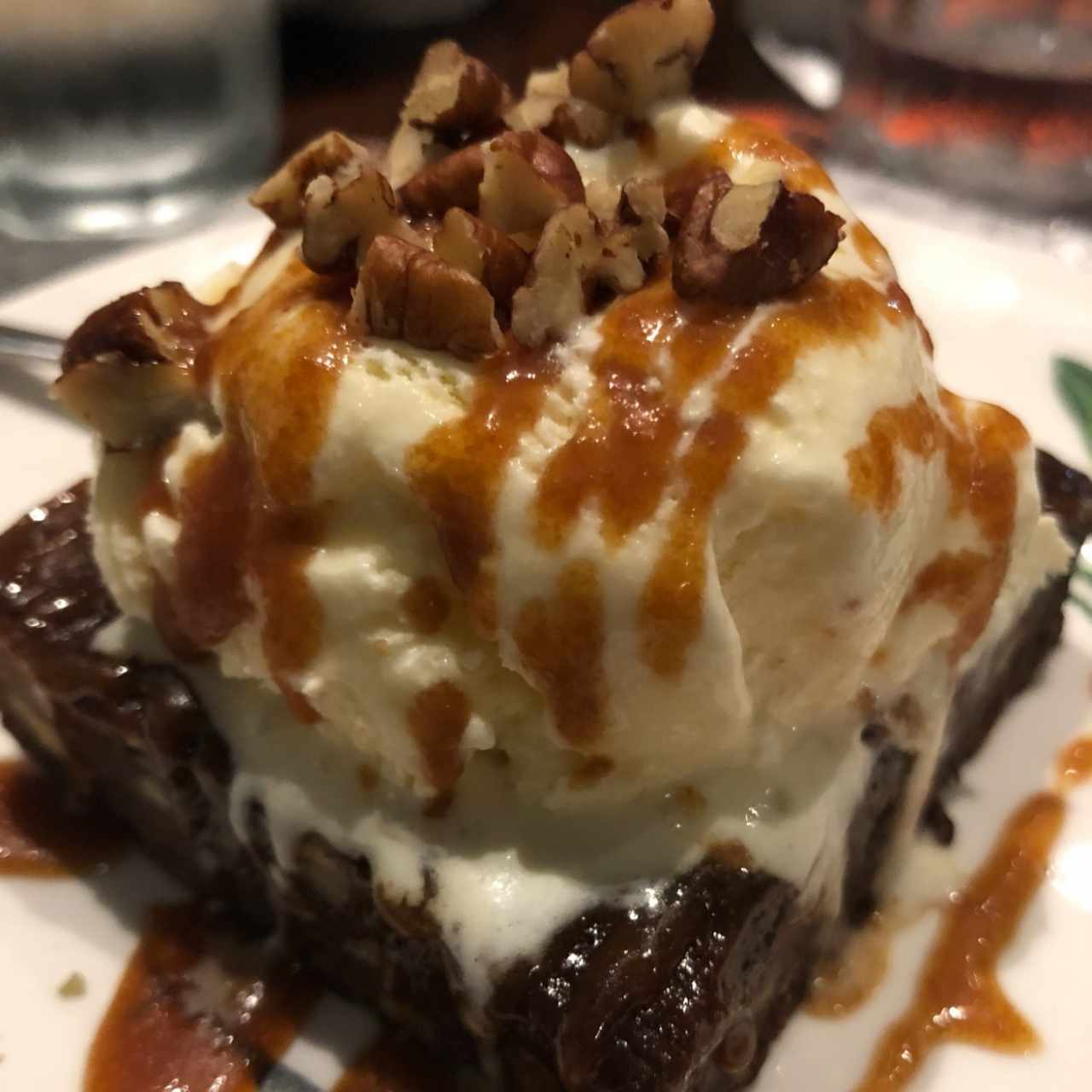 Brownie con Helado! 🤓💖 delicioso, postre favorito