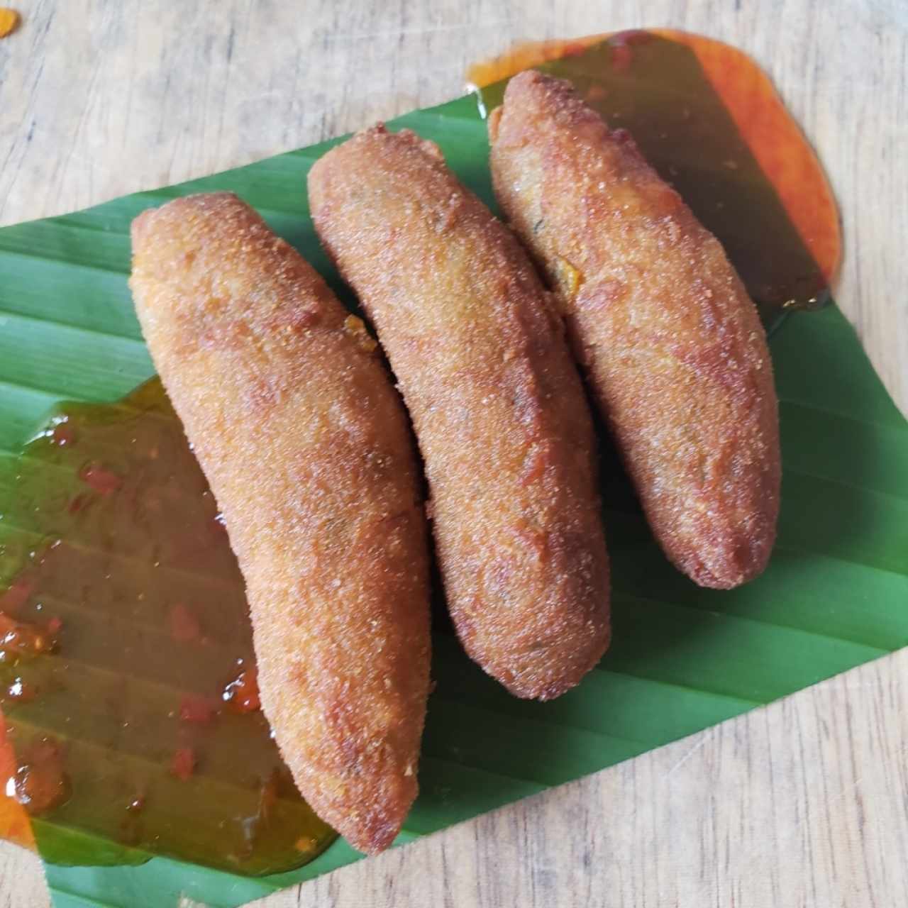 croquetas de chorizo tableño