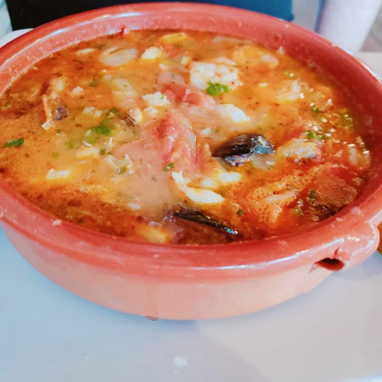 sopa de mariscos