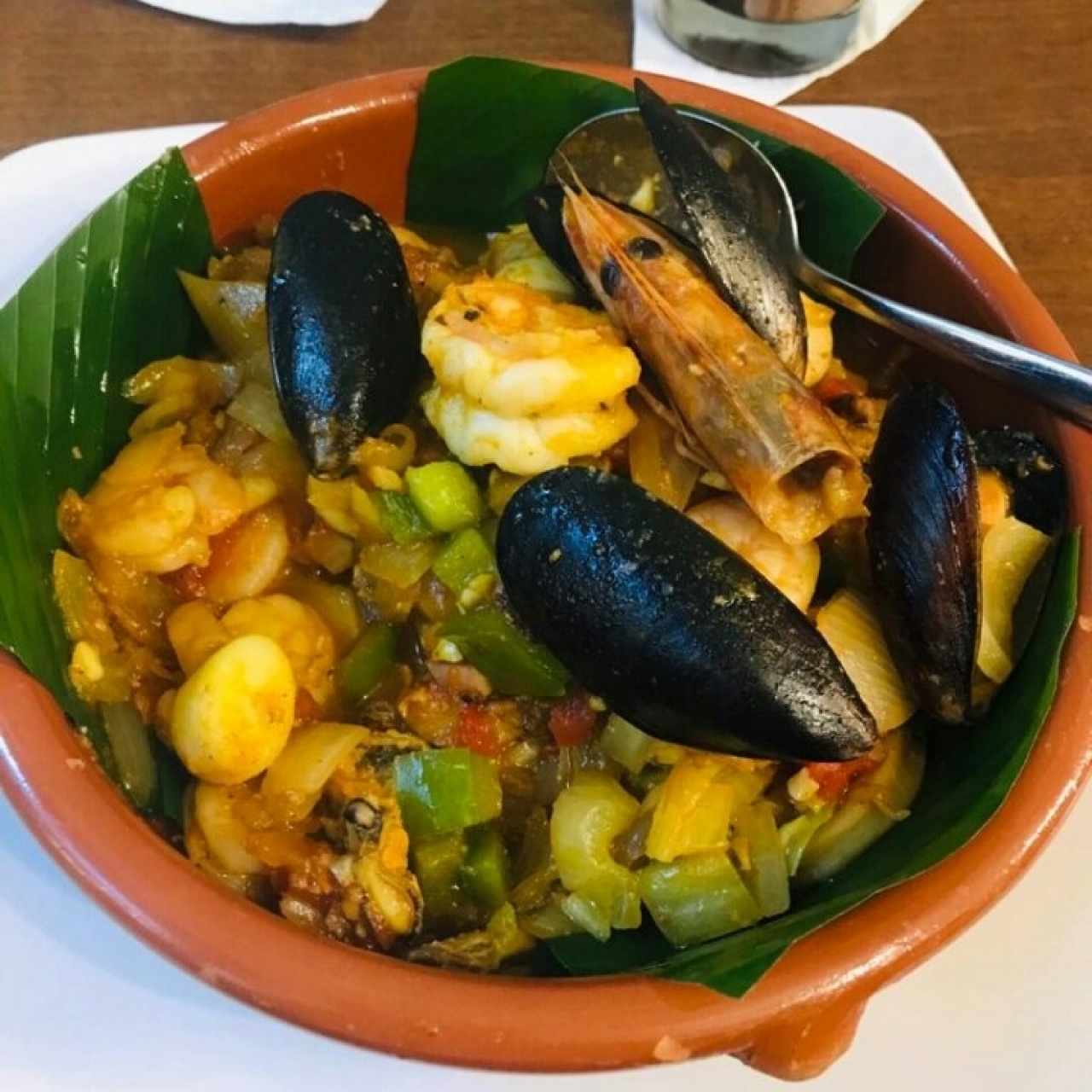 Cazuela de mariscos