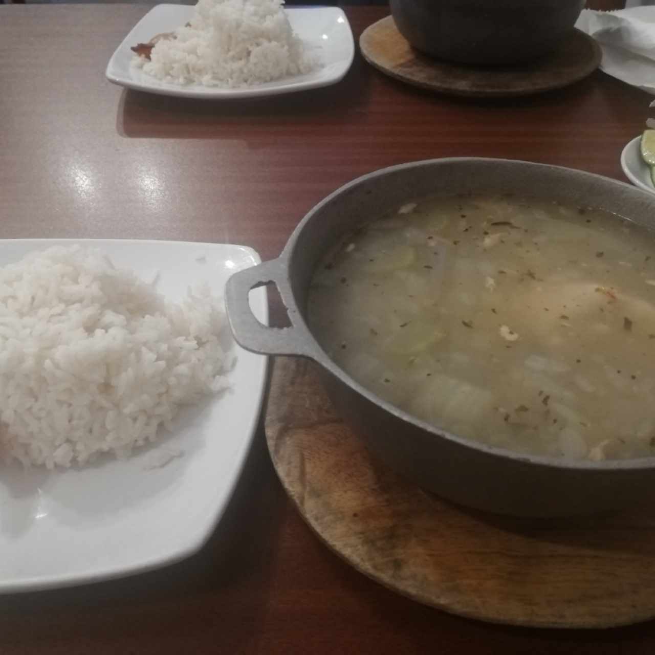 Sancocho con arroz