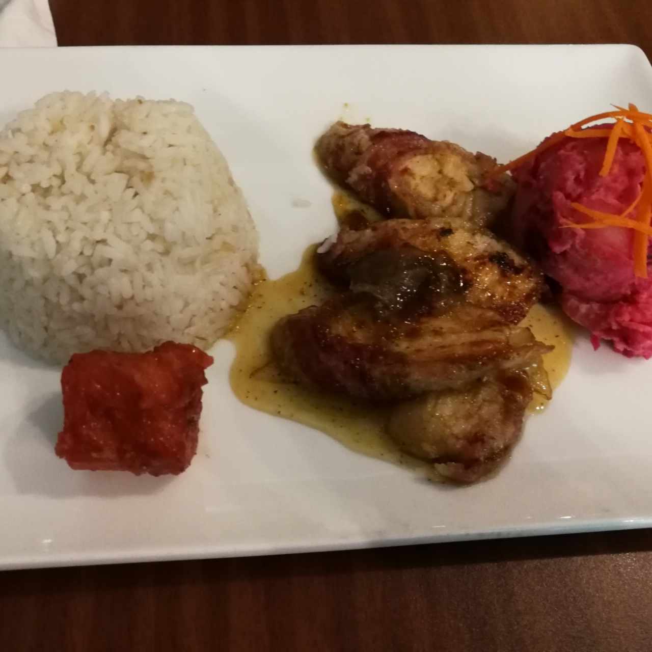 Pollo en salsa dulce