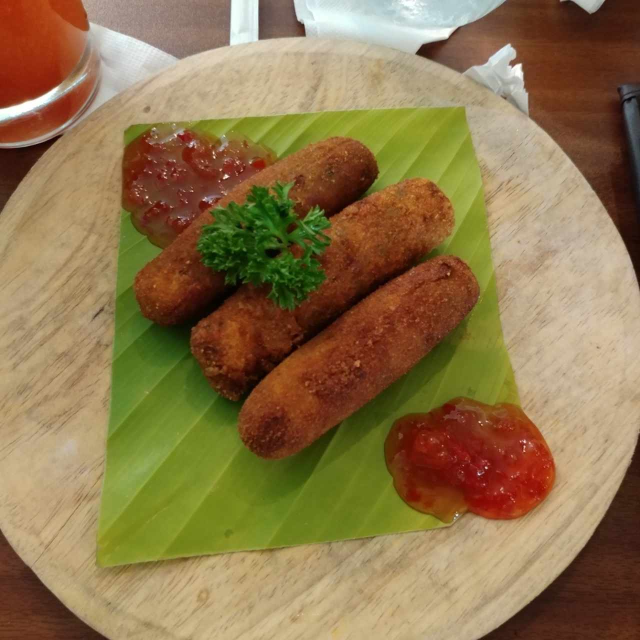 croquetas de chorizo santeño