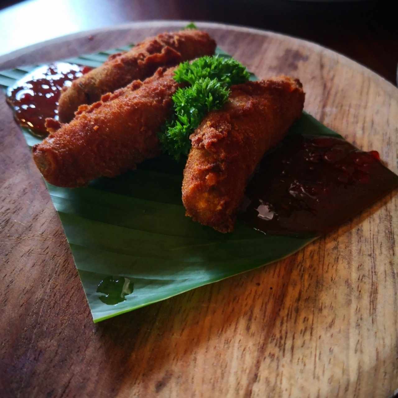 Croquetas de chorizo tableño