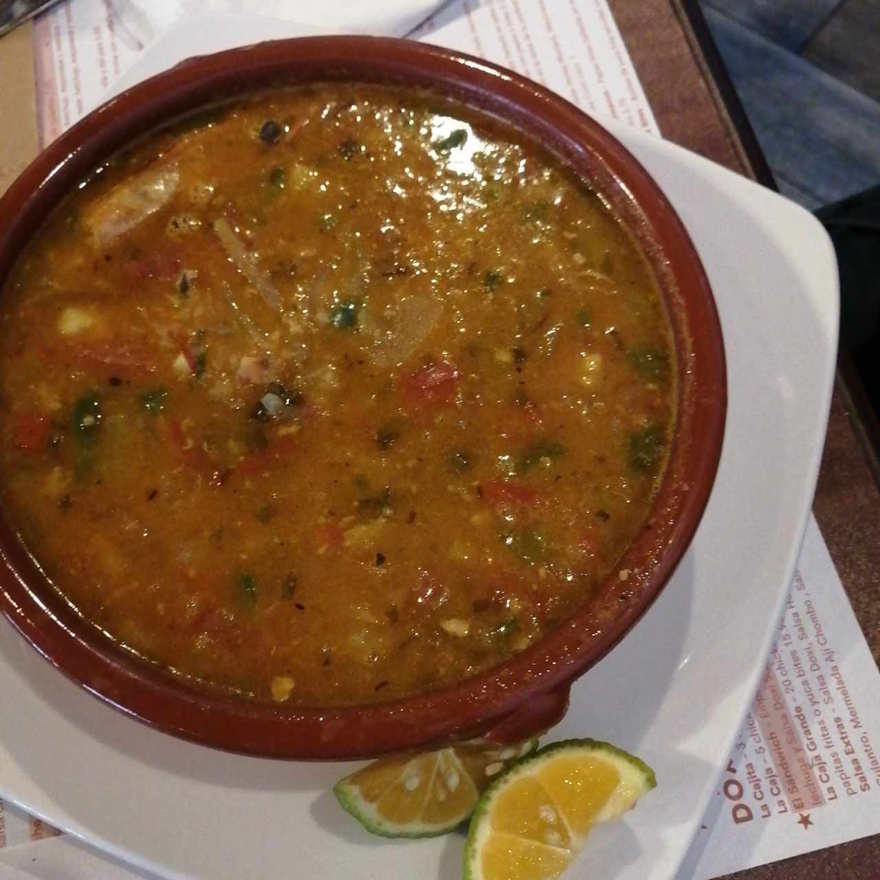 Sancocho de mariscos