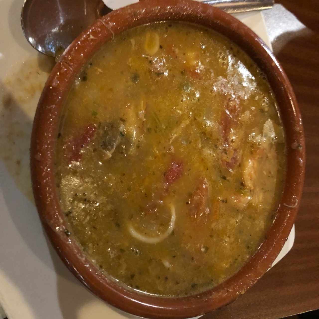 sopa de mariscos