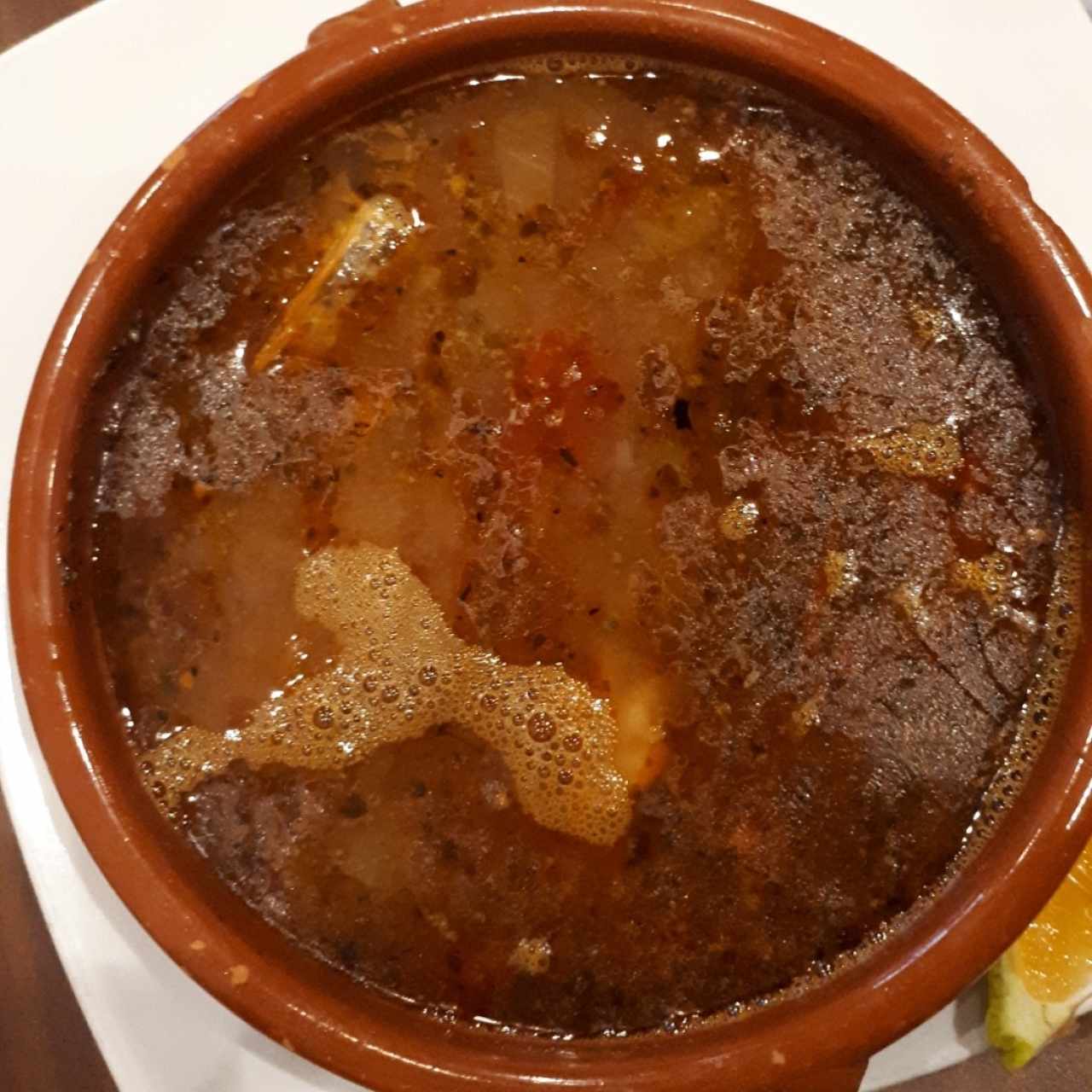 sopa de mariscos