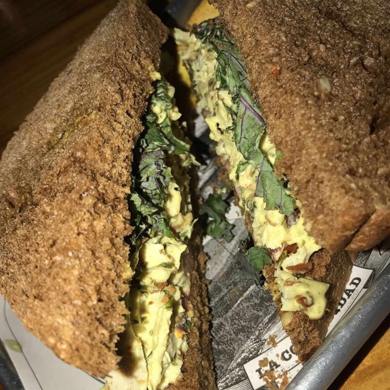 sandwich de pavo 
