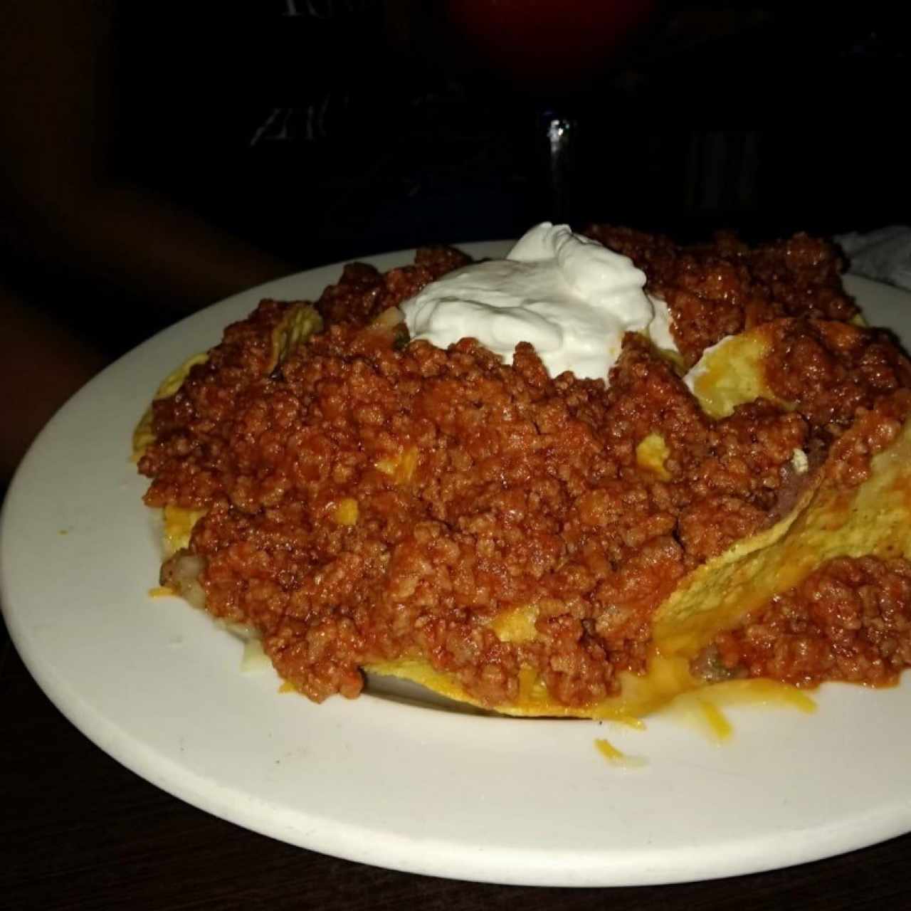 nachos de carne