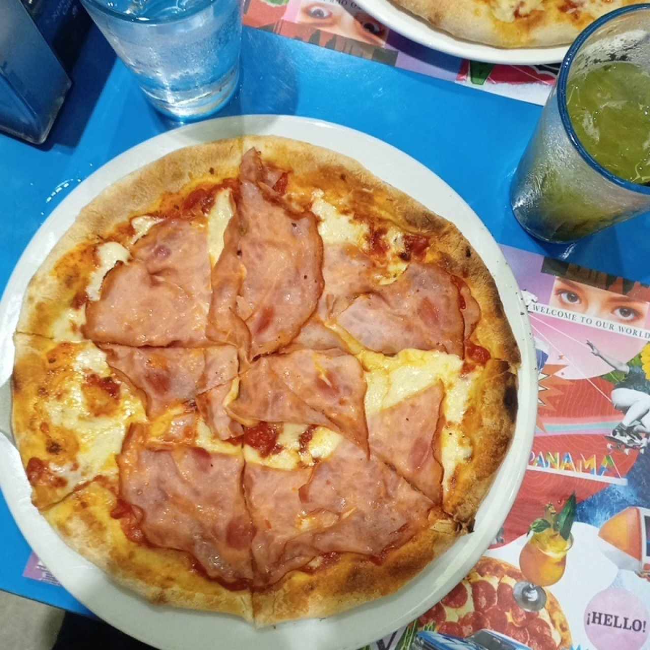 Pizza de jamon