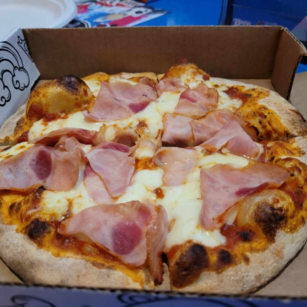 pizza de jamón